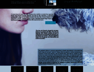 fearfuldogsproject.org screenshot