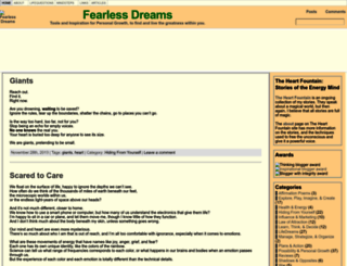 fearlessdreams.com screenshot