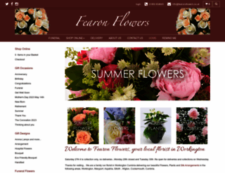fearonsflowers.co.uk screenshot