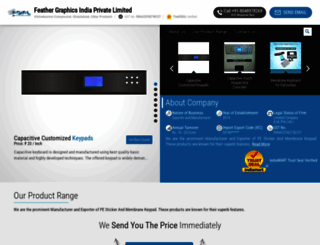 feathergraphicsindia.in screenshot