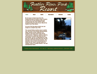 featherriverparkresort.com screenshot