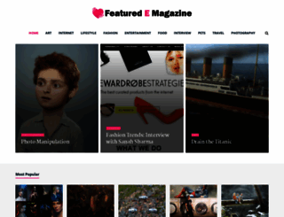 featuredemagazine.com screenshot