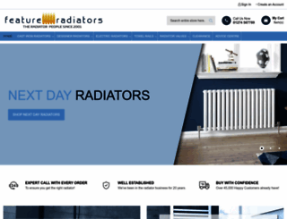 featureradiators.co.uk screenshot