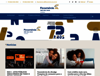 fecomercio-al.com.br screenshot