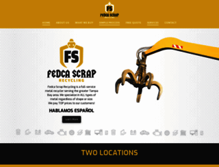 fedcascraprecycling.com screenshot