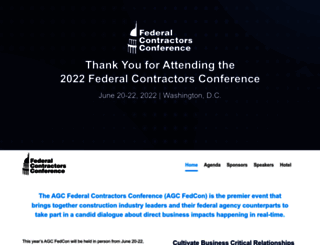 fedcon.agc.org screenshot