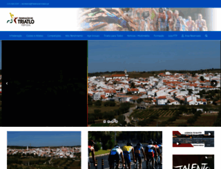 federacao-triatlo.pt screenshot