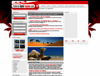 federal-hotel-tunisie.com screenshot