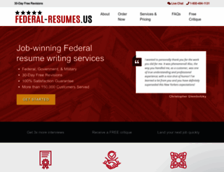federal-resumes.us screenshot