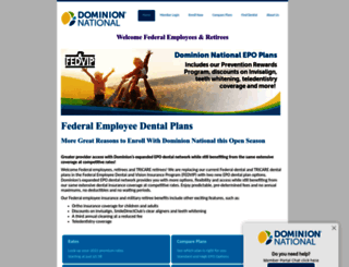 federal.dominionnational.com screenshot