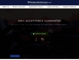 federalautoloan.com screenshot