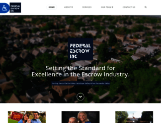 federalescrowinc.com screenshot