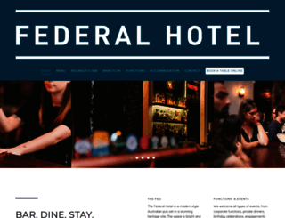 federalhotelfreo.com.au screenshot