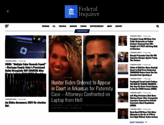 federalinquirer.com screenshot