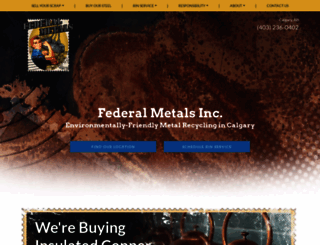 federalmetals.ca screenshot