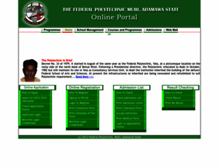 federalpolymubi.edu.ng screenshot
