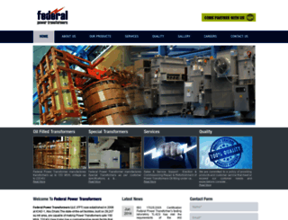 federalpowertransformers.com screenshot