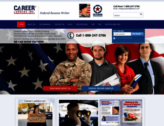 federalresumewriter.com screenshot