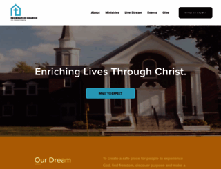 federatedchurchofwauconda.org screenshot