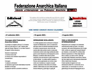 federazioneanarchica.org screenshot