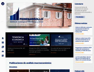 fedesarrollo.org.co screenshot