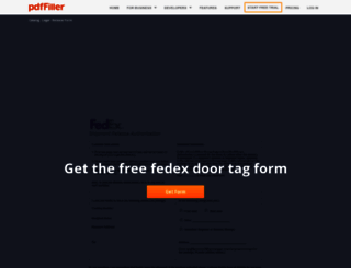 fedex-release-form.pdffiller.com screenshot