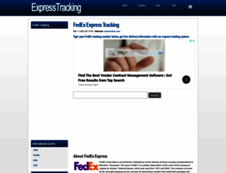 fedex.expresstracking.org screenshot