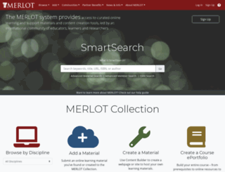 fedsearch.merlot.org screenshot