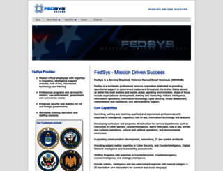 fedsys.com screenshot