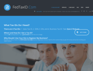 fedtaxid.com screenshot