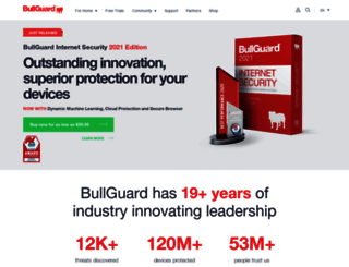 feedback.bullguard.com screenshot