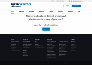 feedbackfridaynov7.surveyanalytics.com screenshot