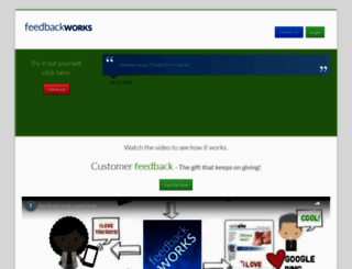 feedbackworks.com screenshot