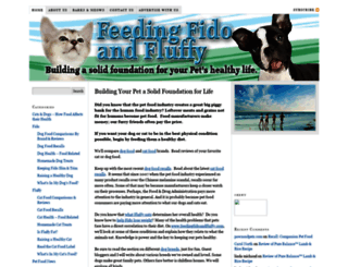 feedingfidoandfluffy.com screenshot