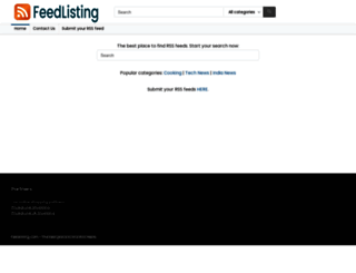 feedlisting.com screenshot