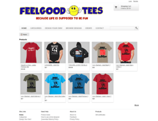 feelgoodtees.ccwebstore.com screenshot