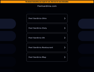 feelsardinia.com screenshot