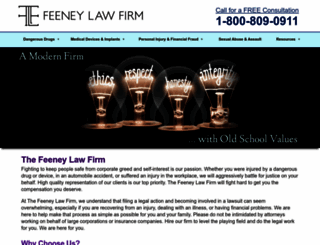 feeneylawfirm.com screenshot
