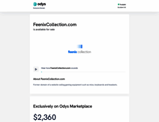 feenixcollection.com screenshot