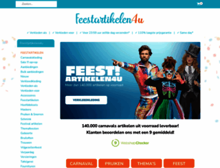 feestartikelen4u.nl screenshot