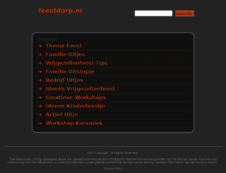 feestdorp.nl screenshot