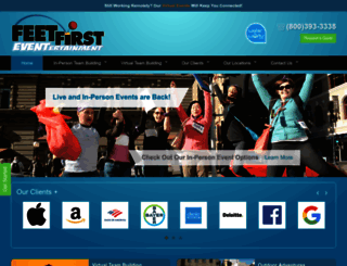 feetfirstevents.com screenshot