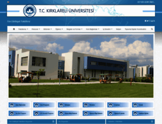 fef.kirklareli.edu.tr screenshot