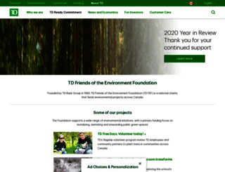 fef.td.com screenshot