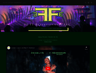 fefeentertainment.com screenshot