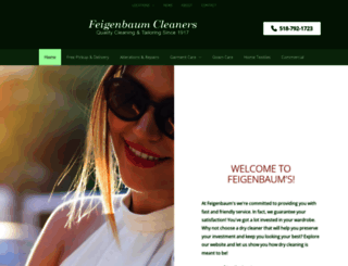 feigenbaumcleaners.com screenshot