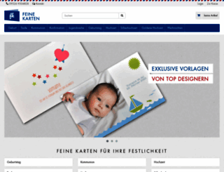 feinekarten.com screenshot