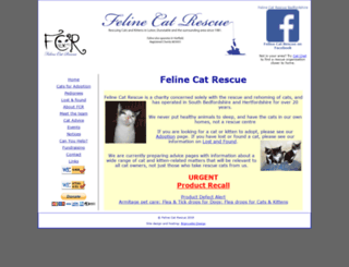 felinecatrescue.org.uk screenshot