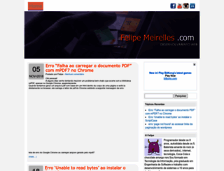 felipemeirelles.com screenshot
