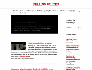 fellowvoices.wordpress.com screenshot